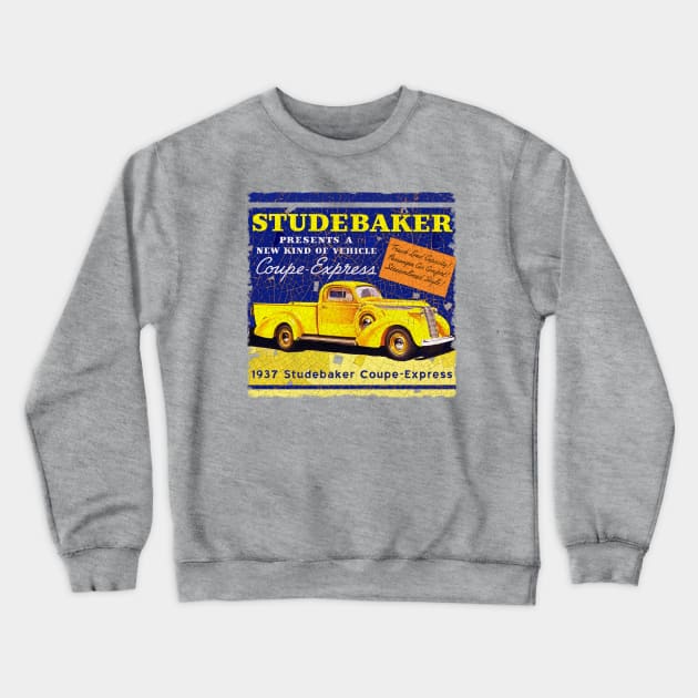 Studebaker Coupe Express Crewneck Sweatshirt by Midcenturydave